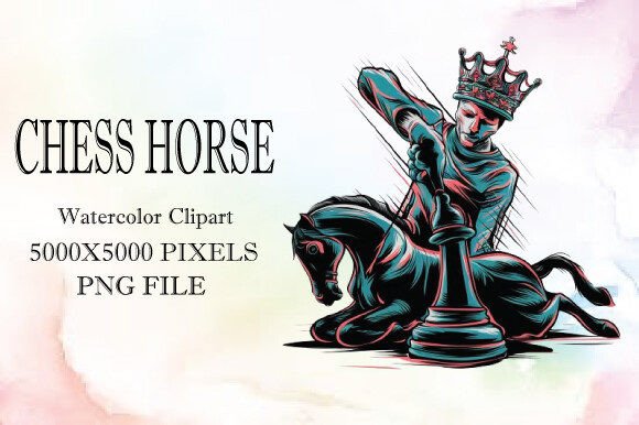Chess Horse Watercolor Clipart 7: A Designer's Guide
