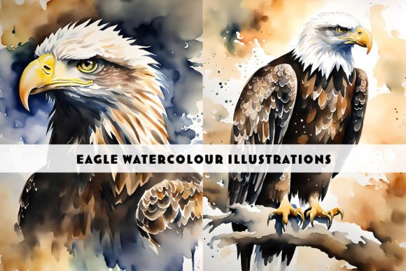 Eagle Watercolour Duo: A Creative Font for Branding