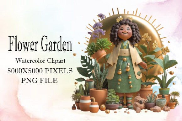 Flower Garden Watercolor Clipart 8: A Designer's Guide