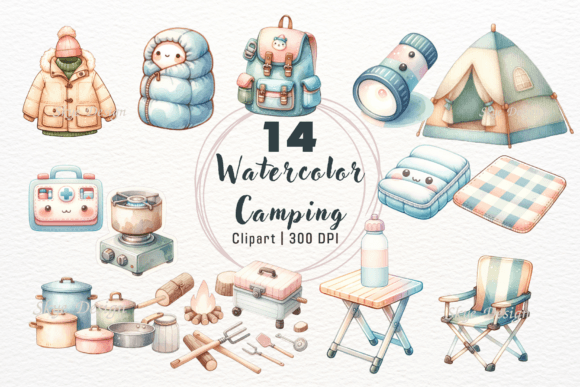 Watercolor Camping Clipart: A Creative Essential