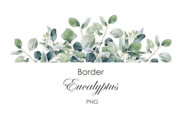 Watercolor Eucalyptus Border Clipart: A Designer's Guide