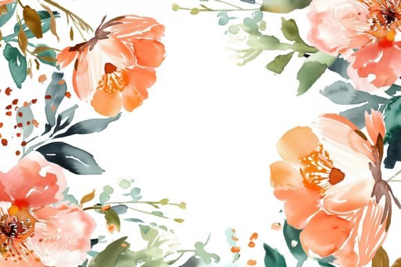 Watercolor Floral Border: A Designer's Guide