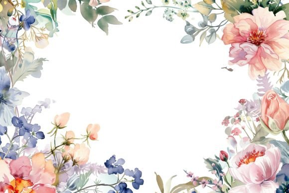Watercolor Floral Frame: A Designer's Guide