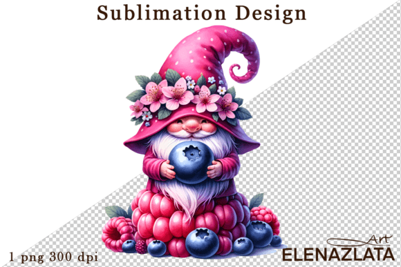 Watercolor Gnome Clipart PNG: Whimsical Art