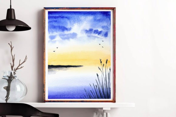 Watercolor Landscape Wall Art