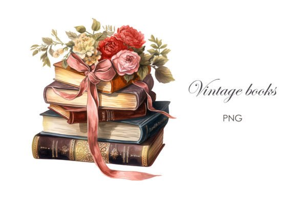 Watercolor Vintage Book Illustration: A Typographic Style with Soul